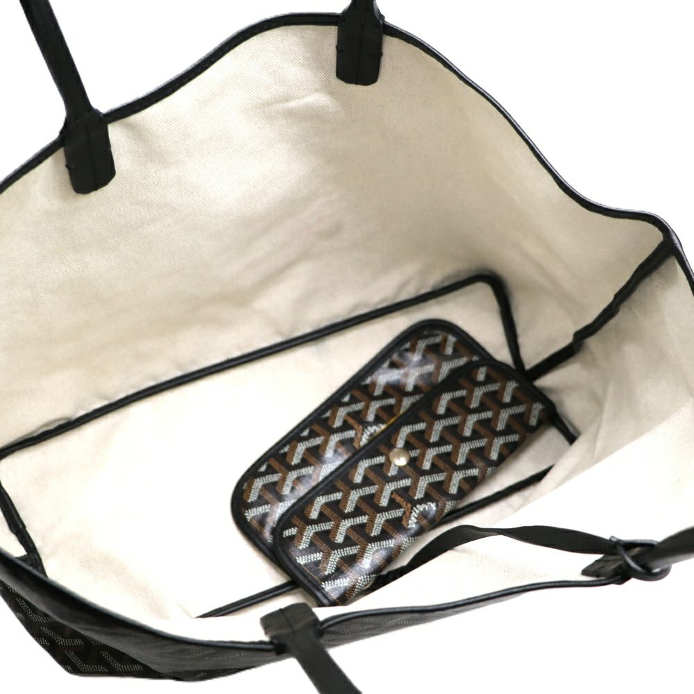 【リユース品】 ゴヤール GOYARD バッグ トートバッグ サンルイPM ブラック/ブラウン 【お取り寄せ】