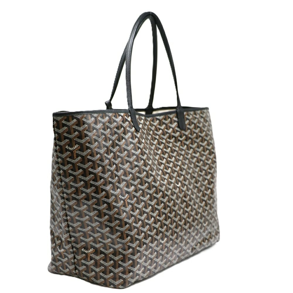 【リユース品】 ゴヤール GOYARD バッグ トートバッグ サンルイGM ブラック/ブラウン 【お取り寄せ】