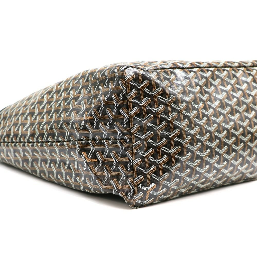 【リユース品】 ゴヤール GOYARD バッグ トートバッグ サンルイGM ブラック/ブラウン 【お取り寄せ】