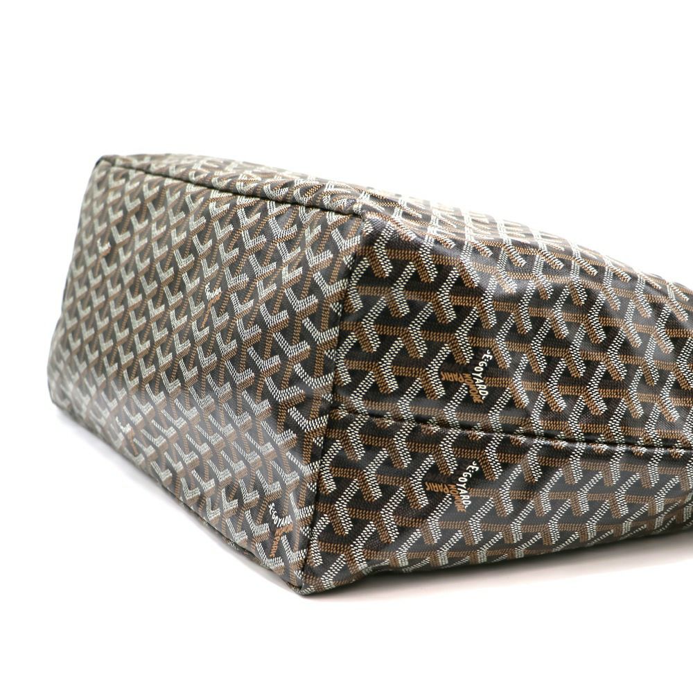 【リユース品】 ゴヤール GOYARD バッグ トートバッグ サンルイGM ブラック/ブラウン 【お取り寄せ】
