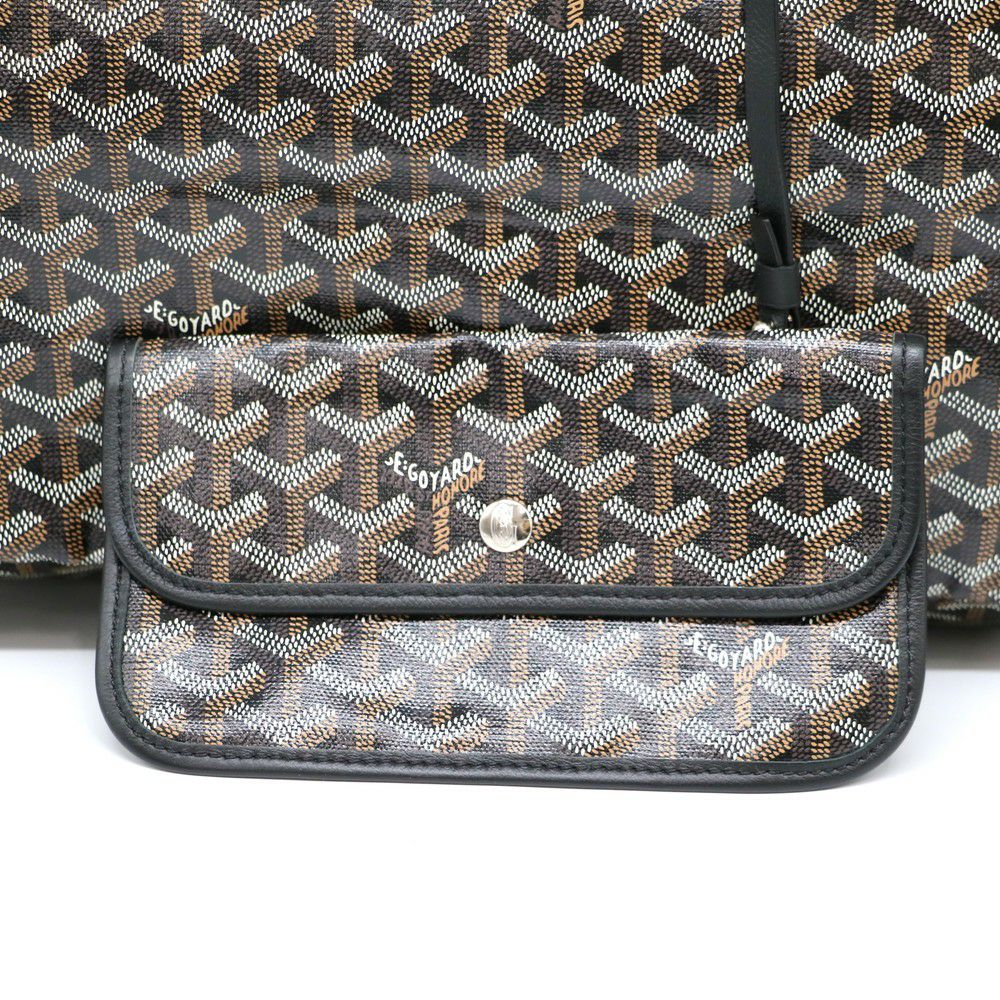 【リユース品】 ゴヤール GOYARD バッグ トートバッグ サンルイGM ブラック/ブラウン 【お取り寄せ】
