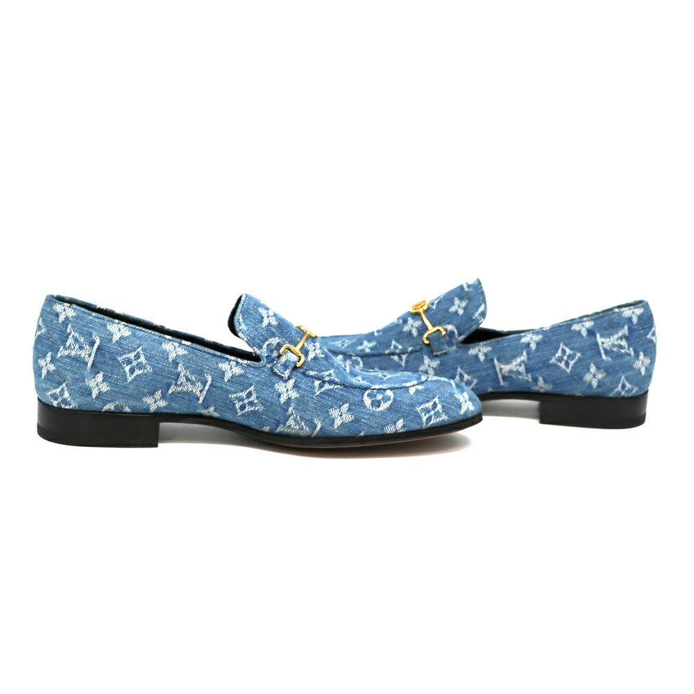 【リユース品】 ルイヴィトン LOUIS VUITTON 靴 スニーカー メンズシューズ クラブ・ライン ローファー ブルー系 【お取り寄せ】