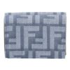 フェンディ FENDI 折財布 三つ折り財布 FFジャガード 8M0395 AUT4 F1SXQ MYRTLE+DARK NUT+SO 【お取り寄せ】