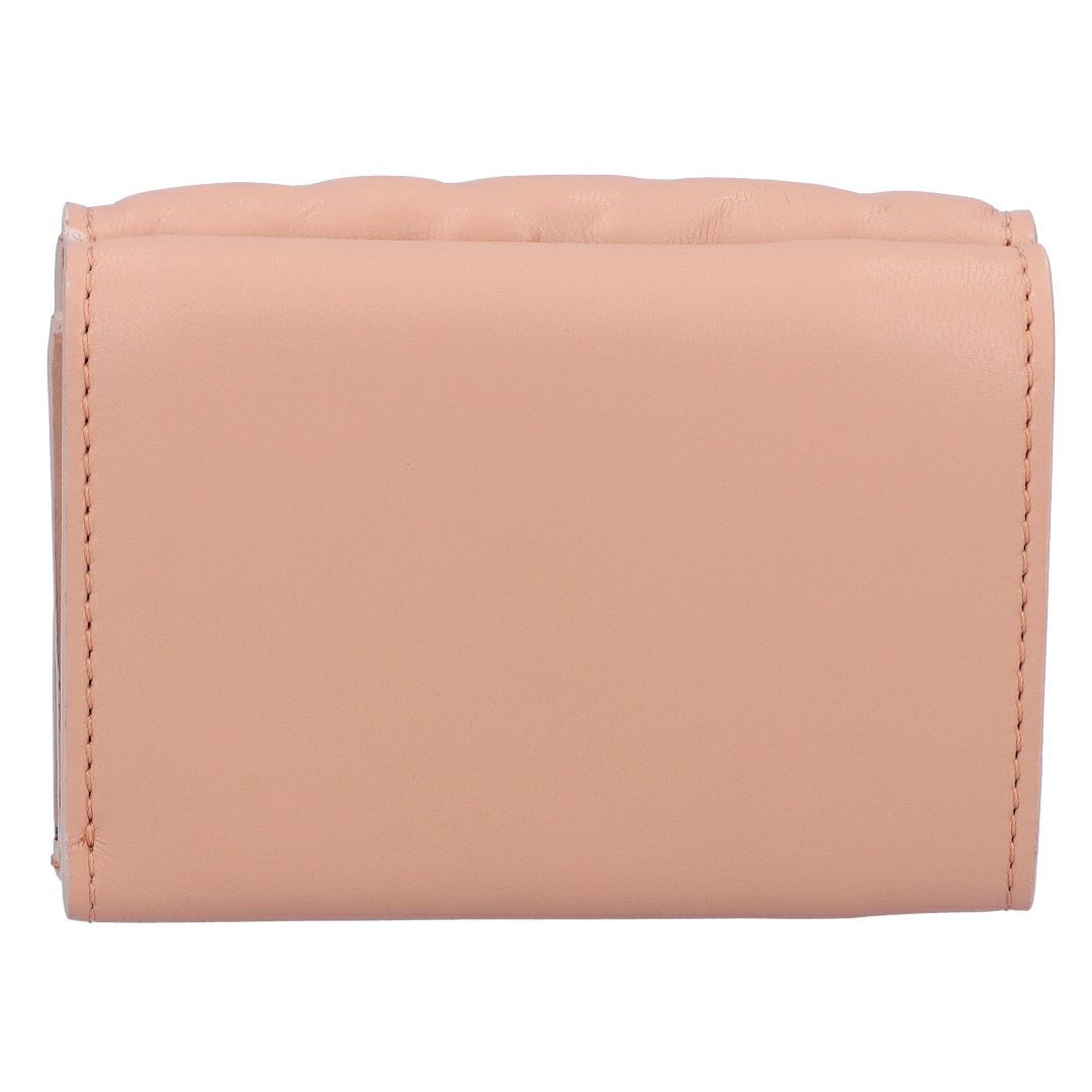 フェンディ FENDI 折財布 三つ折り財布 BAGUETTE バゲット 8M0395 AAJD F1SK3 EMBOSSED BALLET ROSE+SOFT GOLD FFモチーフ マイクロ 【お取り寄せ】