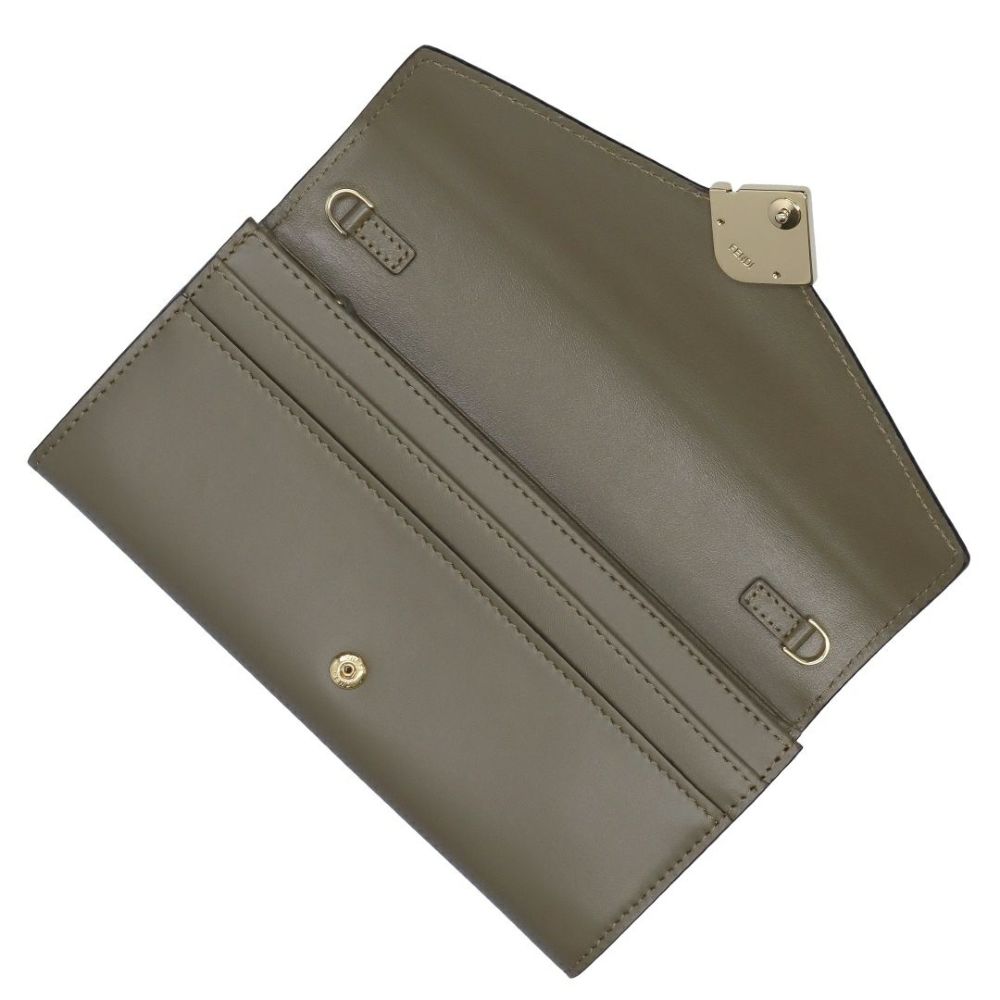 フェンディ FENDI 長財布 チェーンウォレット CHAIN WALLET チェーンウォレット 8M0365 ALV4 F1D3Q AVOCADO+OS 【お取り寄せ】