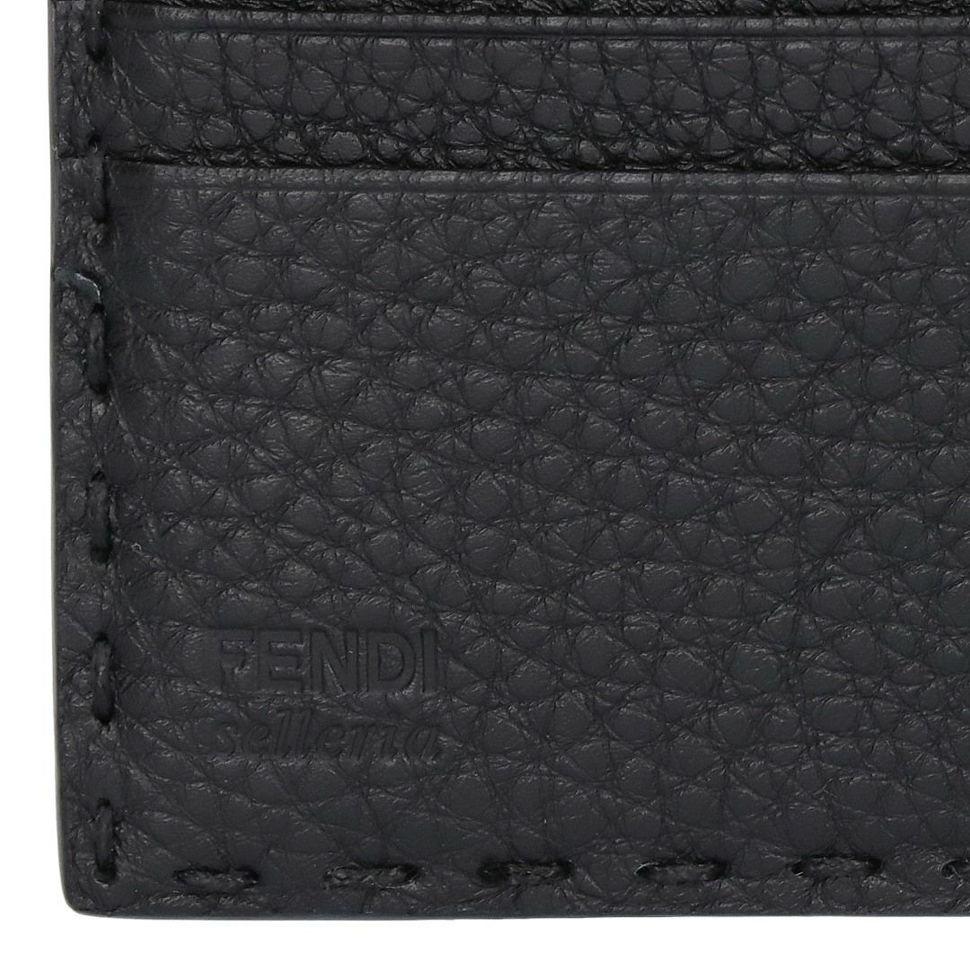 フェンディ FENDI メンズ 折財布 ニつ折り財布 小銭入れ付き SELLERIA セレりア 7M0194 AP3B F0GXN BLACK+PALLADIUM 【お取り寄せ】