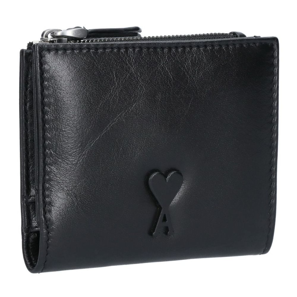アミパリス AMI PARIS 折財布 二つ折財布 USL201.AL0052 001 NOIR