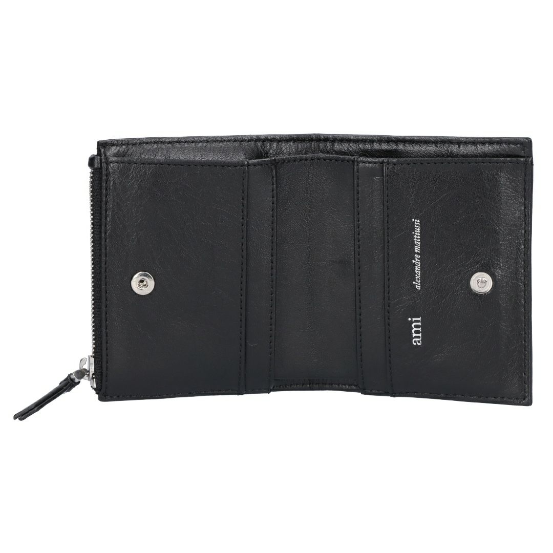 アミパリス AMI PARIS 折財布 二つ折財布 USL201.AL0052 001 NOIR