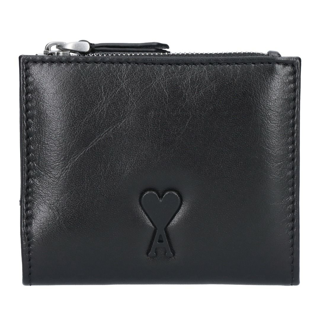 アミパリス AMI PARIS 折財布 二つ折財布 USL201.AL0052 001 NOIR
