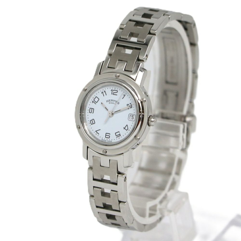 【リユース品】 エルメス HERMES 時計 レディースウォッチ クリッパー CL4.210 文字盤：ホワイト 【お取り寄せ】