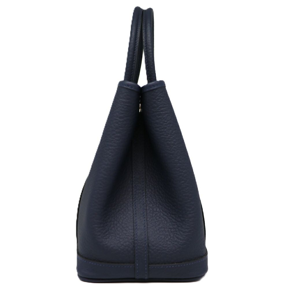 【リユース品】 エルメス HERMES バッグ ハンドバッグ ガーデンパーティPM ブルーインディゴ 【お取り寄せ】