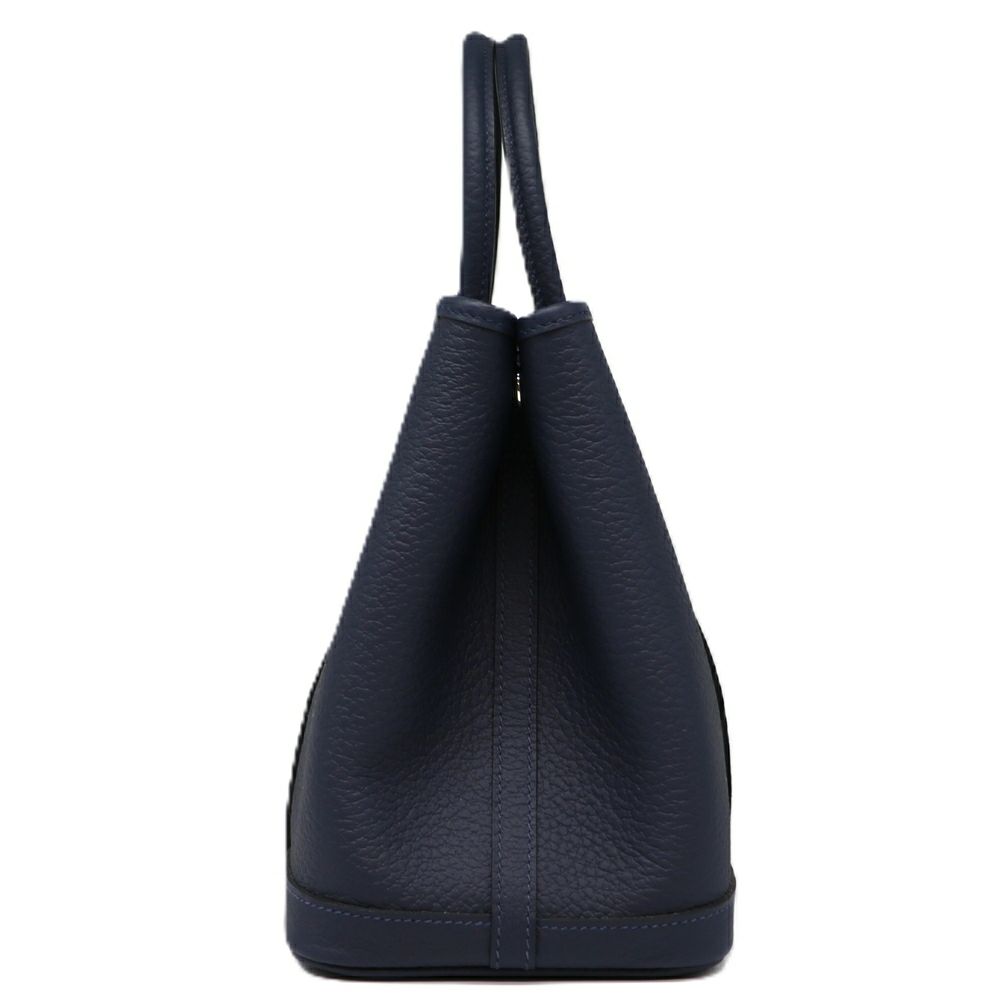 【リユース品】 エルメス HERMES バッグ ハンドバッグ ガーデンパーティPM ブルーインディゴ 【お取り寄せ】