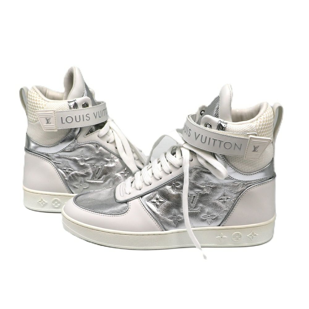 【リユース品】 ルイヴィトン LOUIS VUITTON 靴 スニーカー ブーンボックス・ライン スニーカー シルバー系/ホワイト 【お取り寄せ】