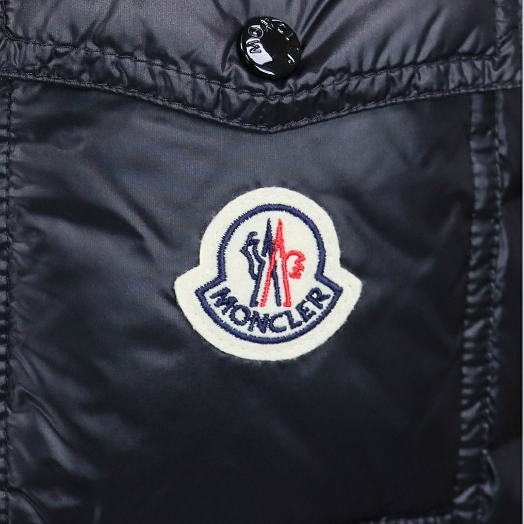 モンクレール MONCLER レディース ダウンベスト ジレ GLYGOS 1A000 75 595ZZ 999 BLACK 【お取り寄せ】