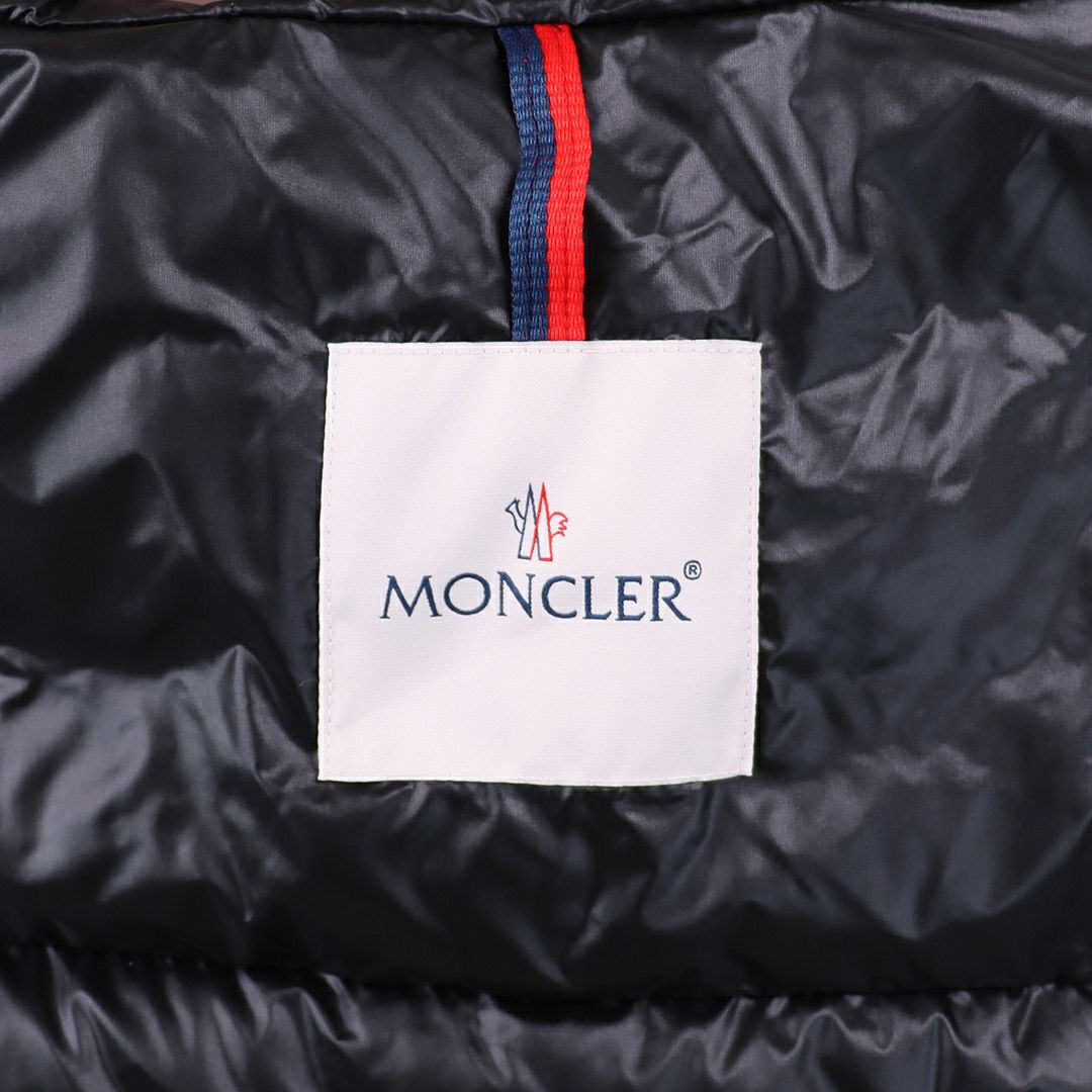 モンクレール MONCLER レディース ダウンベスト ジレ GLYGOS 1A000 75 595ZZ 999 BLACK 【お取り寄せ】