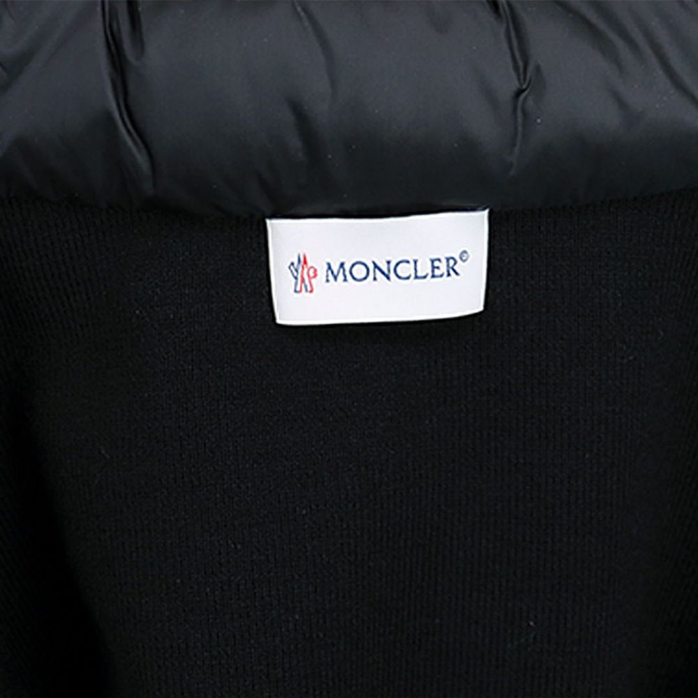 モンクレール MONCLER レディース ダウンジャケット ダウンニット セーター カーディガン 9B000 19 M1122 999 BLACK