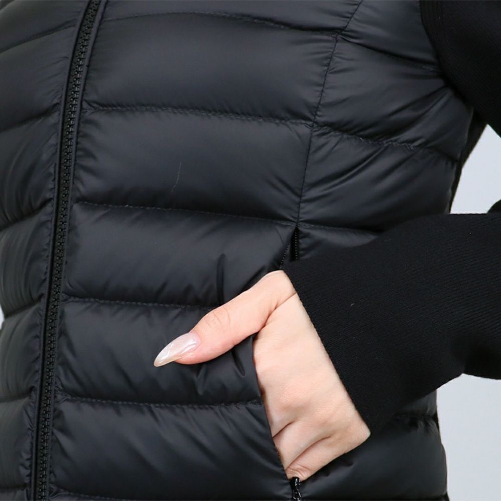 モンクレール MONCLER レディース ダウンジャケット ダウンニット セーター カーディガン 9B000 19 M1122 999 BLACK