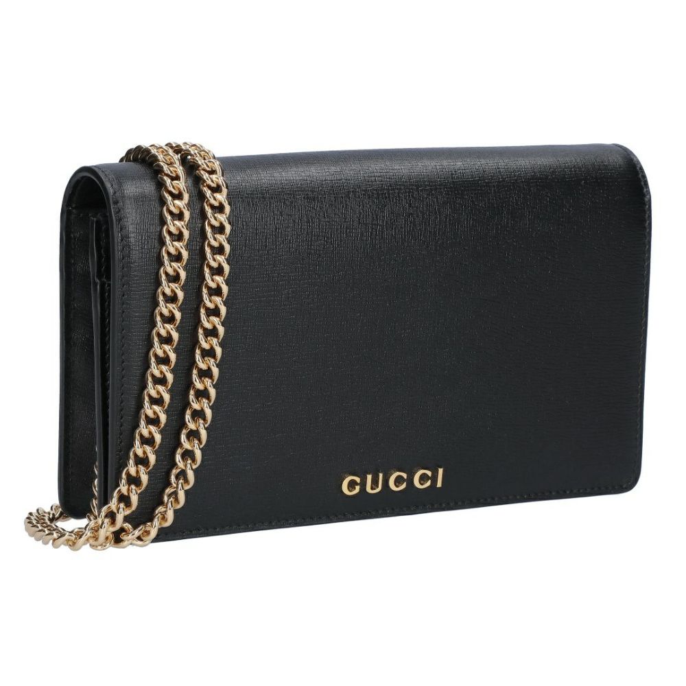 グッチ GUCCI チェーンウォレット ミラー付き ミニバッグ クラッチバッグ GUCCI SCRIPT グッチ スクリプト 772643 0OP0N 1000 【お取り寄せ】