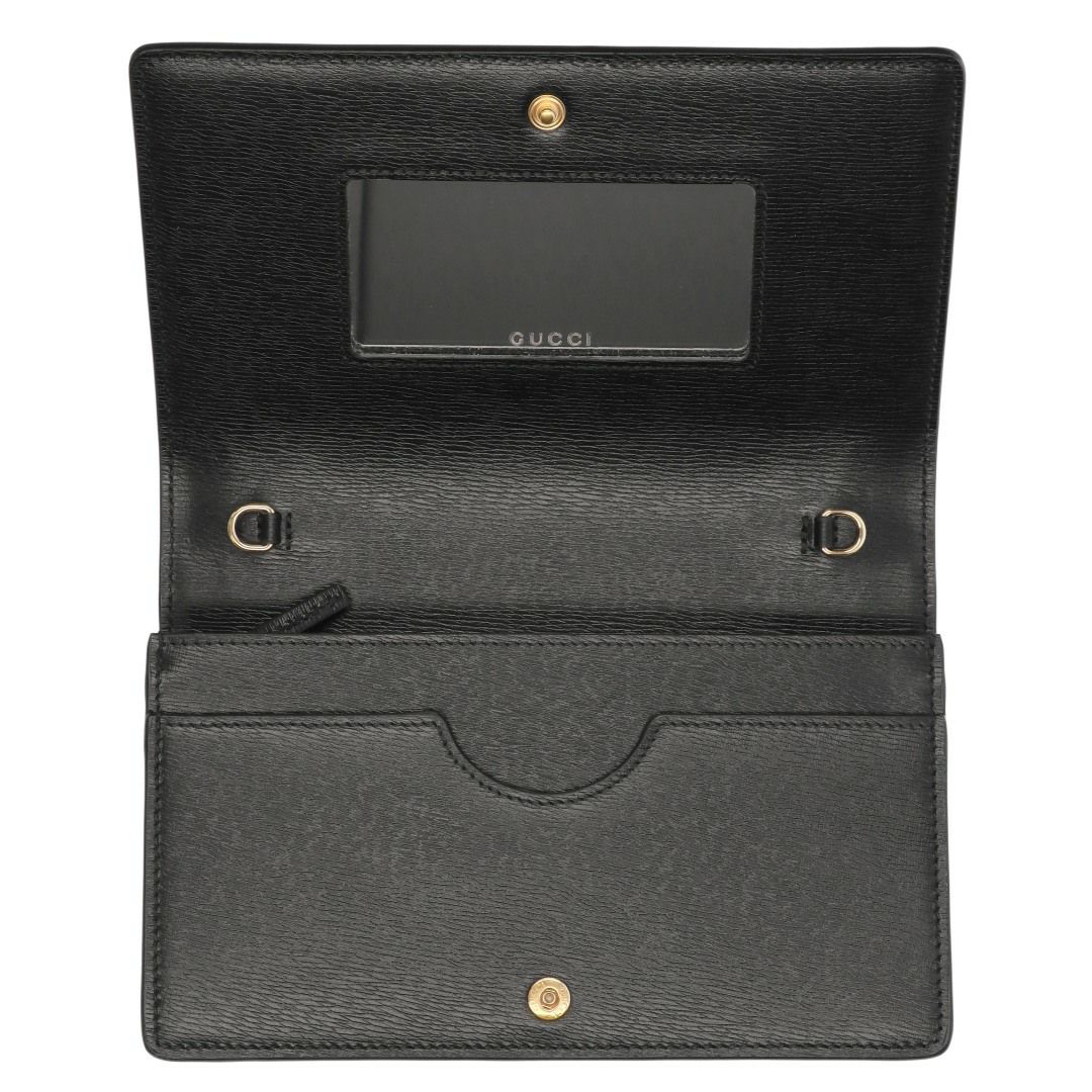 グッチ GUCCI チェーンウォレット ミラー付き ミニバッグ クラッチバッグ GUCCI SCRIPT グッチ スクリプト 772643 0OP0N 1000 【お取り寄せ】
