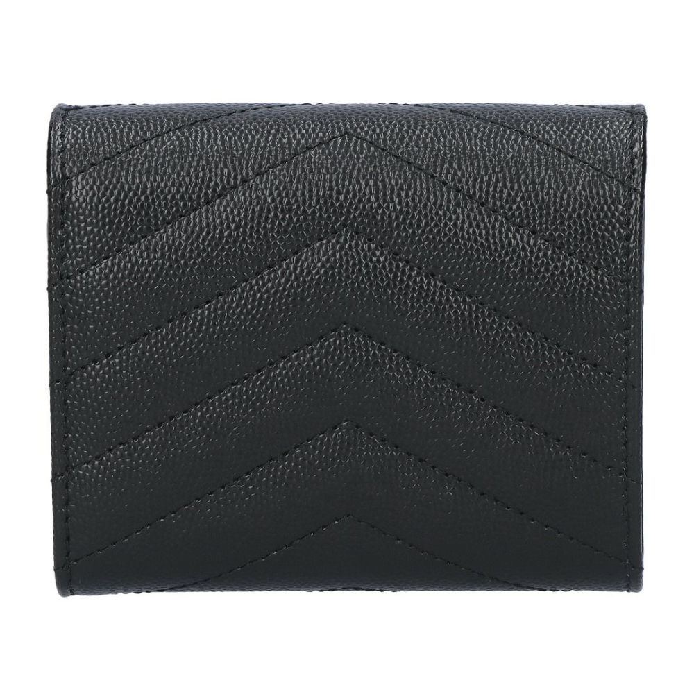 サンローランパリ SAINT LAURENT PARIS 折財布 三つ折り財布 MONOGRAMME SAINT LAURENT MATELASSE 692061 BOW01 1000 【お取り寄せ】