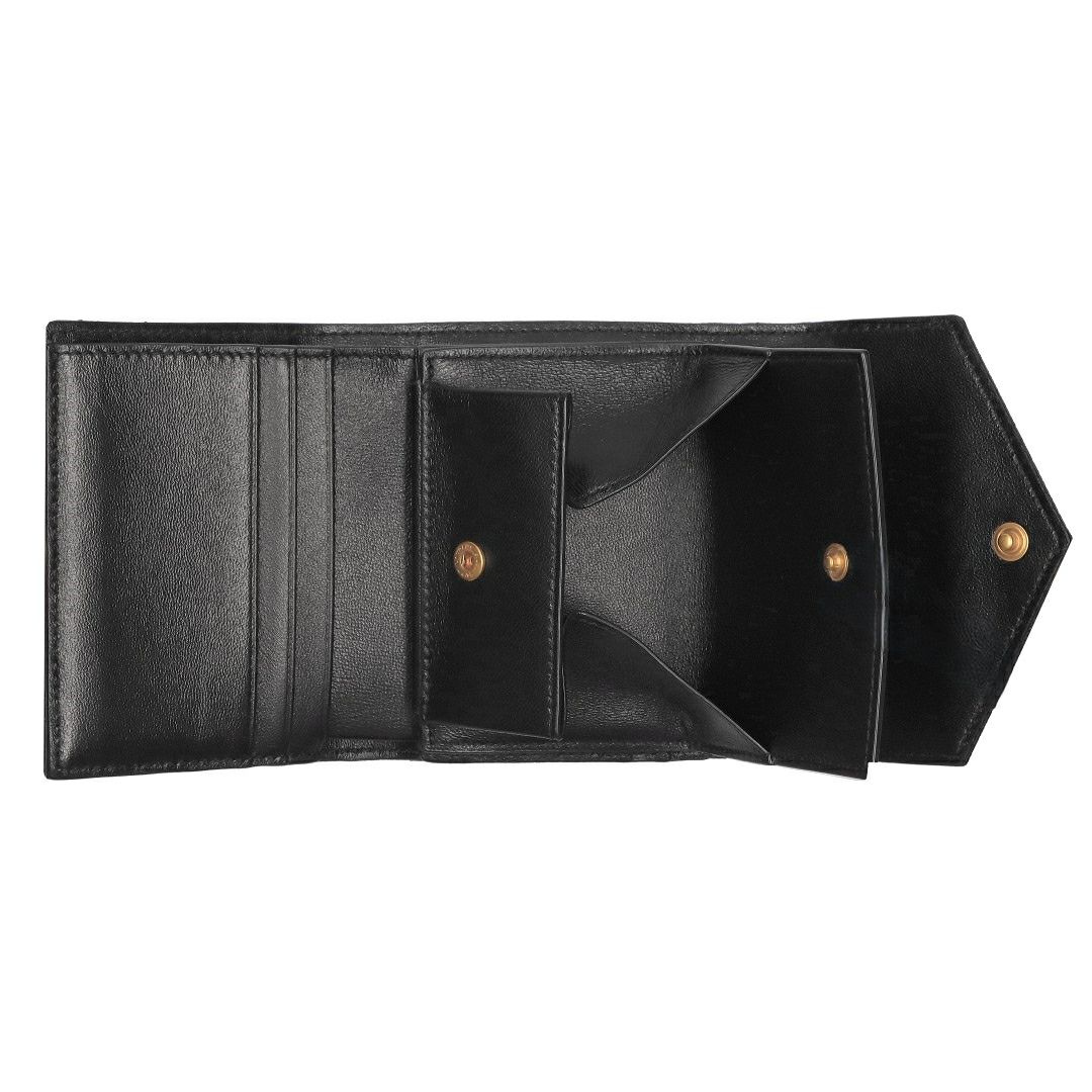 サンローランパリ SAINT LAURENT PARIS 折財布 三つ折り財布 MONOGRAMME SAINT LAURENT MATELASSE 692061 BOW01 1000 【お取り寄せ】