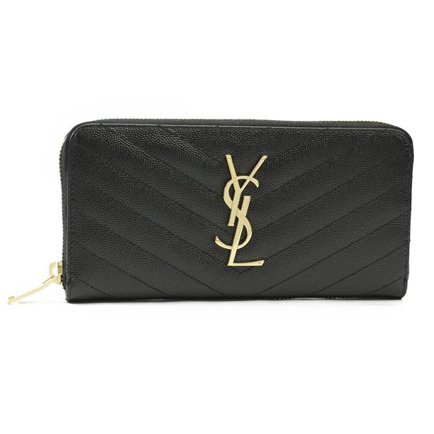 サンローラン パリ 財布 長財布 SAINT LAURENT PARIS 358094 BOW01 1000 NERO 【MONOGRAMME 】