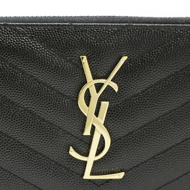 サンローラン パリ 財布 長財布 SAINT LAURENT PARIS 358094 BOW01 1000 NERO 【MONOGRAMME 】