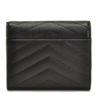 サンローランパリ SAINT LAURENT PARIS 財布 折財布 403943-BOW01 1000 【MONOGRAMME SAINT LAURENT MATELASSE】 NERO
