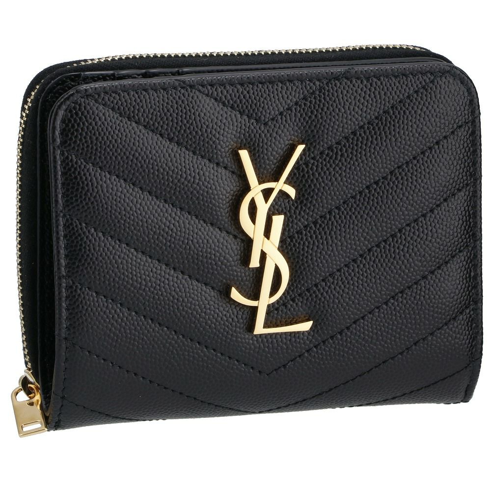 サンローランパリ 折財布 668288 BOW01 ブラック(1000 BLACK) SAINT LAURENT PARIS