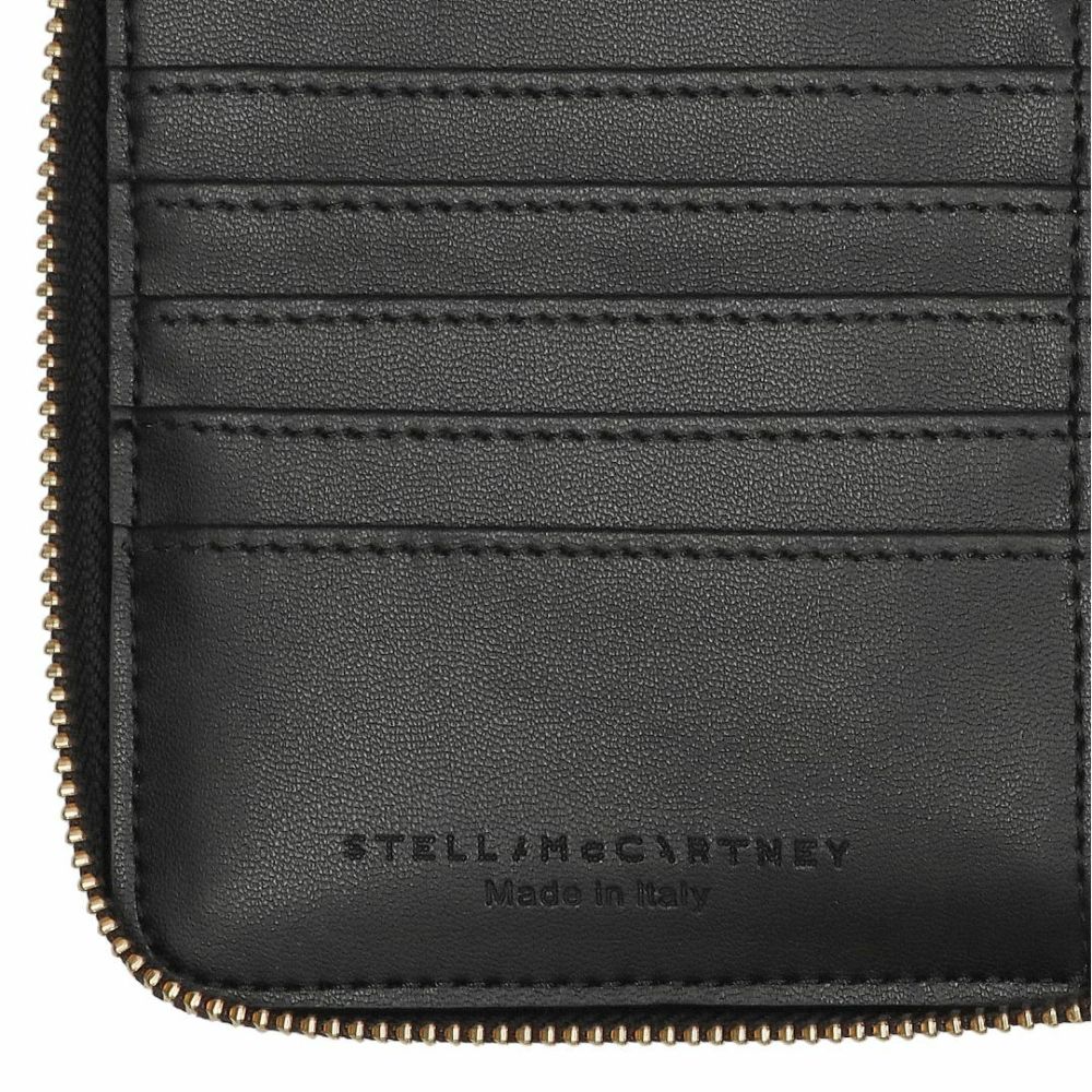 ステラマッカートニー STELLA MCCARTNEY 折財布 二つ折り財布 ステラロゴ ウォレット 7P0009 WP0057 1000 BLACK
