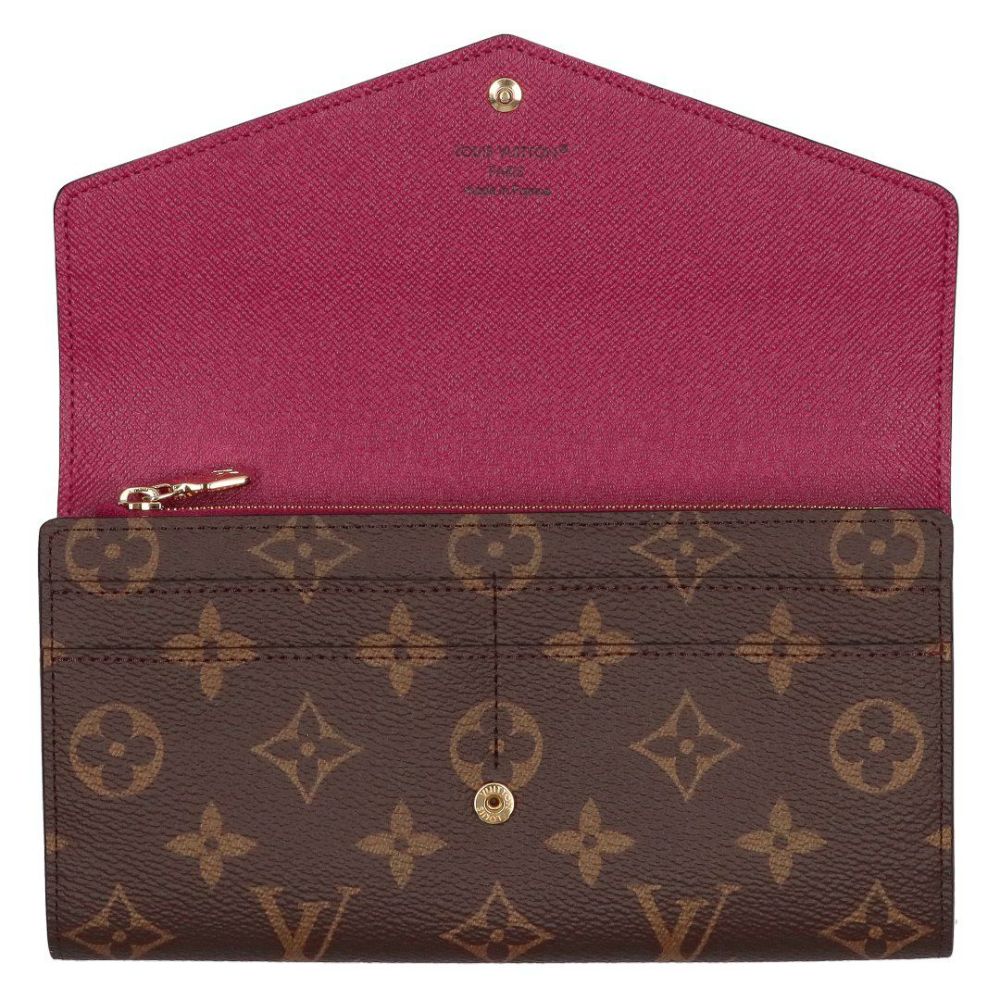 ルイヴィトン LOUIS VUITTON 長財布 モノグラム M62234 フューシャ ポルトフォイユ･サラ