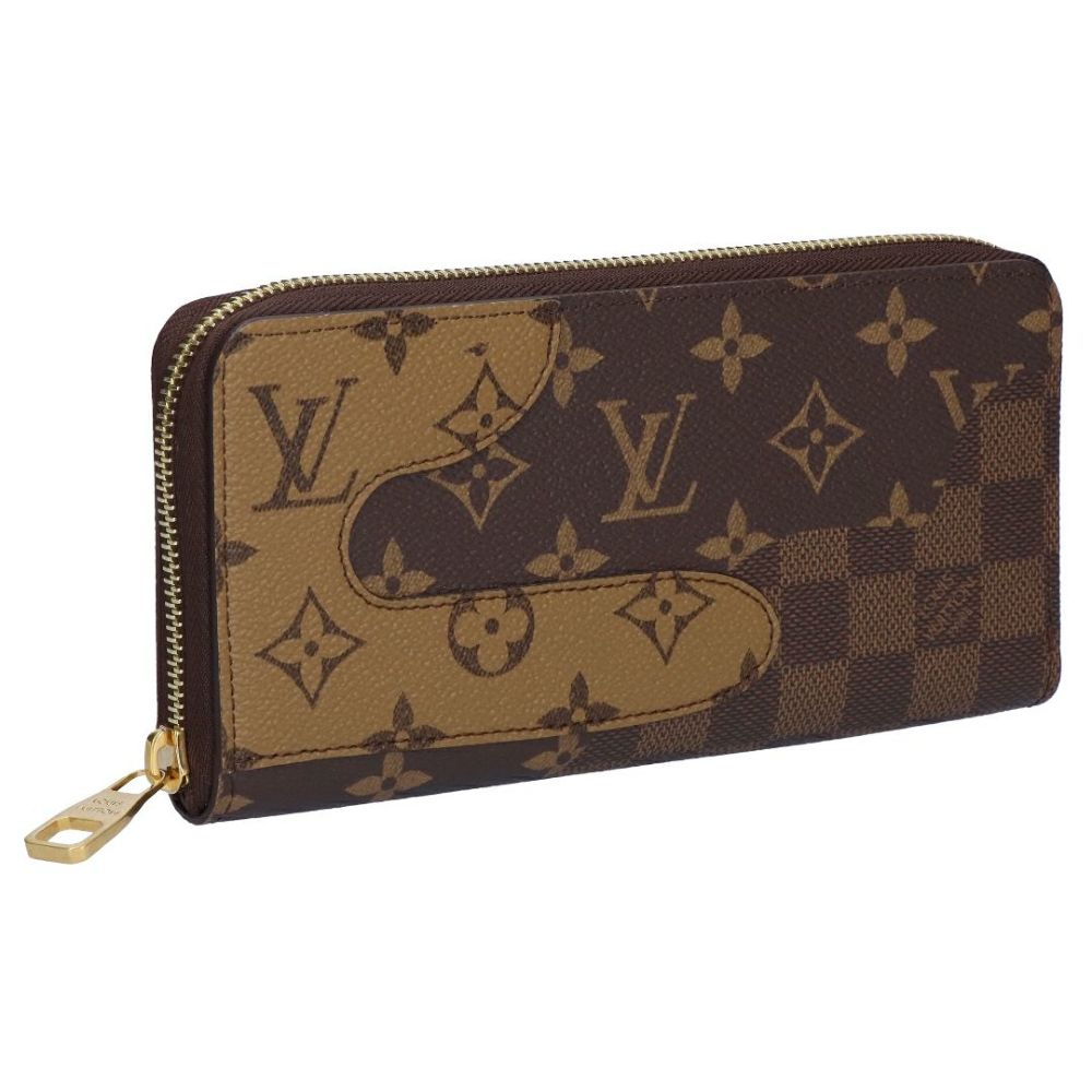 ルイヴィトン LOUIS VUITTON 長財布 モノグラム・ランドスケープ M26021 ブラウン ジッピー･ウォレット ホリゾンタル