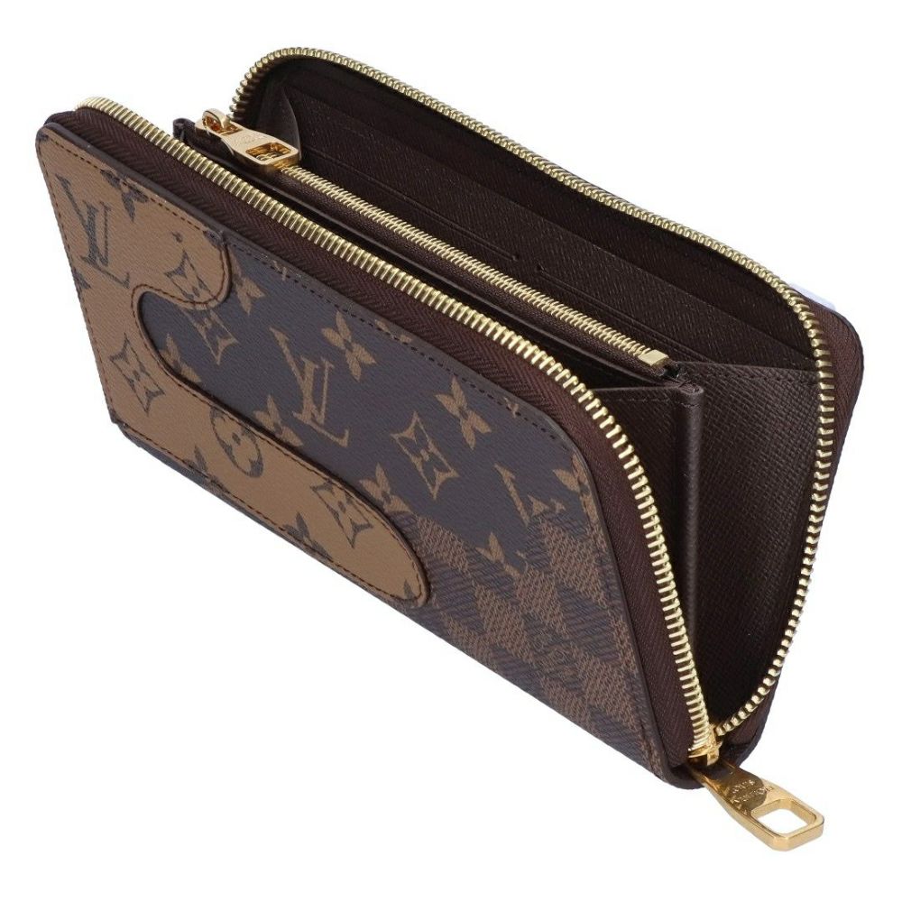 ルイヴィトン LOUIS VUITTON 長財布 モノグラム・ランドスケープ M26021 ブラウン ジッピー･ウォレット ホリゾンタル
