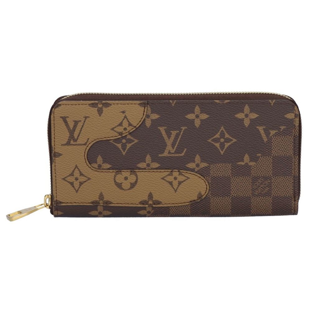 ルイヴィトン LOUIS VUITTON 長財布 モノグラム・ランドスケープ M26021 ブラウン ジッピー･ウォレット ホリゾンタル