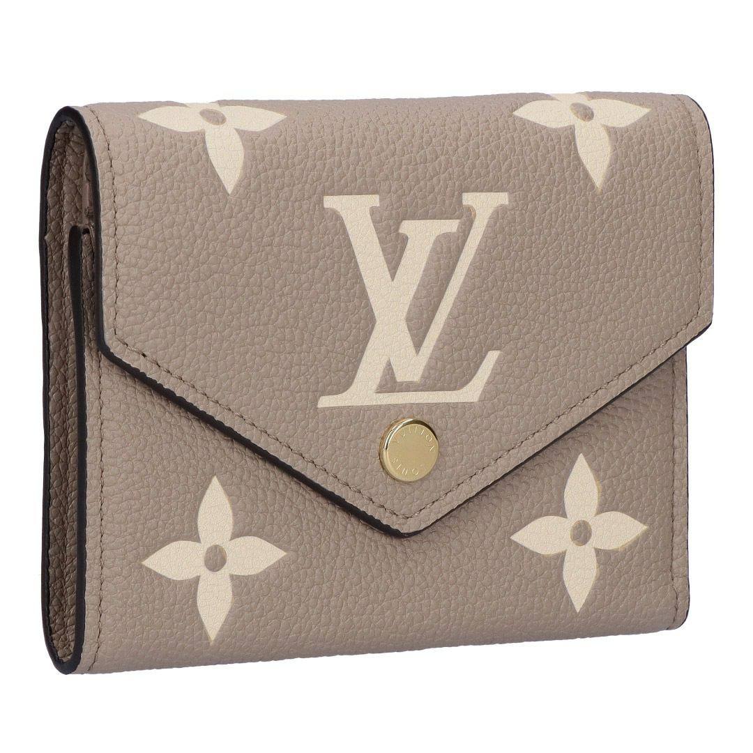 ルイヴィトン LOUIS VUITTON 折財布 三つ折り財布 アンプラント M81861 トゥルトレール クレーム ポルトフォイユ･ヴィクトリーヌ