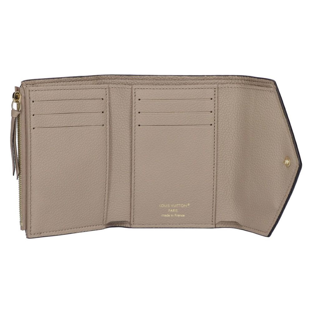 ルイヴィトン LOUIS VUITTON 折財布 三つ折り財布 アンプラント M81861 トゥルトレール クレーム ポルトフォイユ･ヴィクトリーヌ