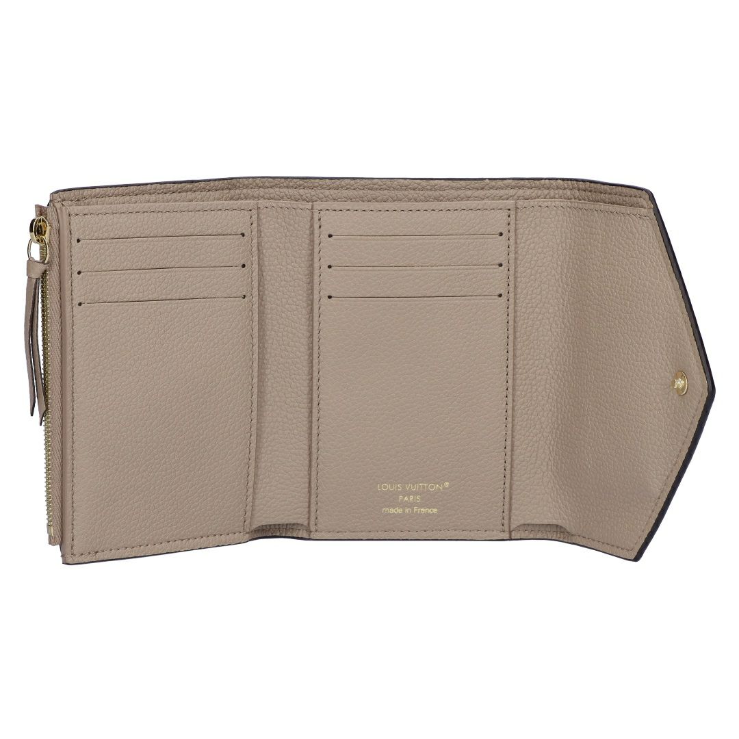 ルイヴィトン LOUIS VUITTON 折財布 三つ折り財布 アンプラント M81861 トゥルトレール クレーム ポルトフォイユ･ヴィクトリーヌ