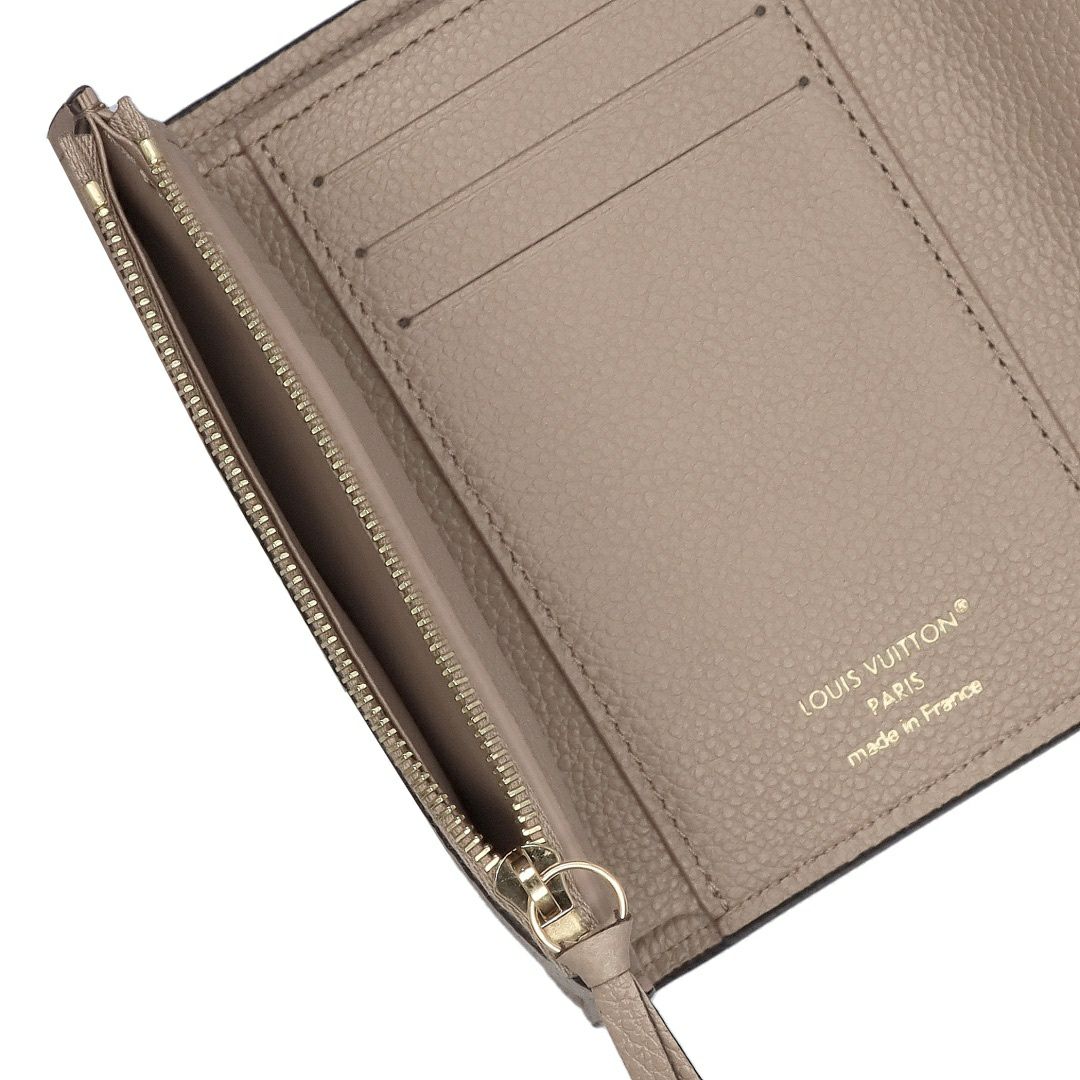 ルイヴィトン LOUIS VUITTON 折財布 三つ折り財布 アンプラント M81861 トゥルトレール クレーム ポルトフォイユ･ヴィクトリーヌ