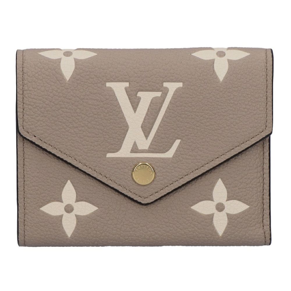 ルイヴィトン LOUIS VUITTON 折財布 三つ折り財布 アンプラント M81861 トゥルトレール クレーム ポルトフォイユ･ヴィクトリーヌ