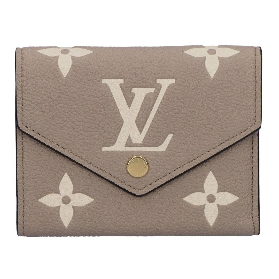ルイヴィトン LOUIS VUITTON 折財布 三つ折り財布 アンプラント M81861 トゥルトレール クレーム ポルトフォイユ･ヴィクトリーヌ