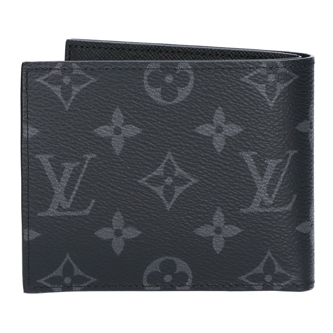 ルイヴィトン LOUIS VUITTON 折財布 二つ折り財布 小銭入れ付き モノグラム・エクリプス M62545 ポルトフォイユ･マルコ NM