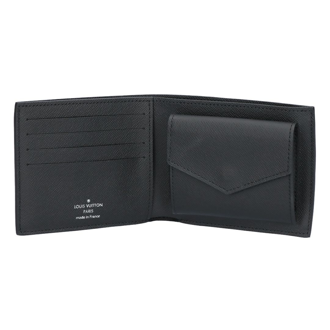 ルイヴィトン LOUIS VUITTON 折財布 二つ折り財布 小銭入れ付き モノグラム・エクリプス M62545 ポルトフォイユ･マルコ NM
