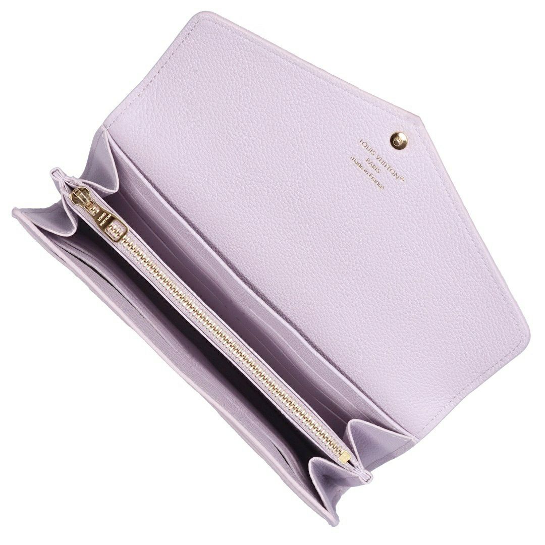 ルイヴィトン LOUIS VUITTON 長財布 アンプラント M25713 ミスティライラック ポルトフォイユ･サラ