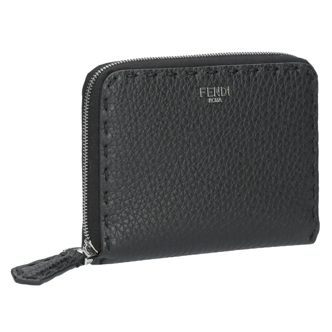 フェンディ FENDI 折財布 二つ折り財布 SELLERIA セレリア 7M0374 AP3B F0GXN BLACK+PALLADIUM 【お取り寄せ】