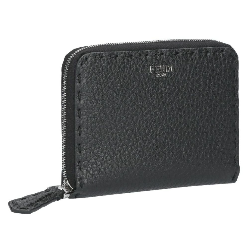 フェンディ FENDI 折財布 二つ折り財布 SELLERIA セレリア 7M0374 AP3B F0GXN BLACK+PALLADIUM 【お取り寄せ】