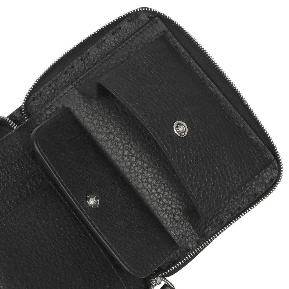 フェンディ FENDI 折財布 二つ折り財布 SELLERIA セレリア 7M0374 AP3B F0GXN BLACK+PALLADIUM 【お取り寄せ】