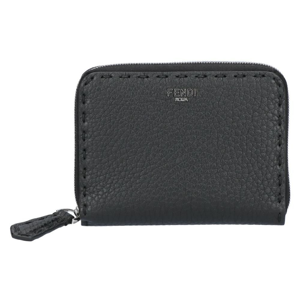 フェンディ FENDI 折財布 二つ折り財布 SELLERIA セレリア 7M0374 AP3B F0GXN BLACK+PALLADIUM 【お取り寄せ】