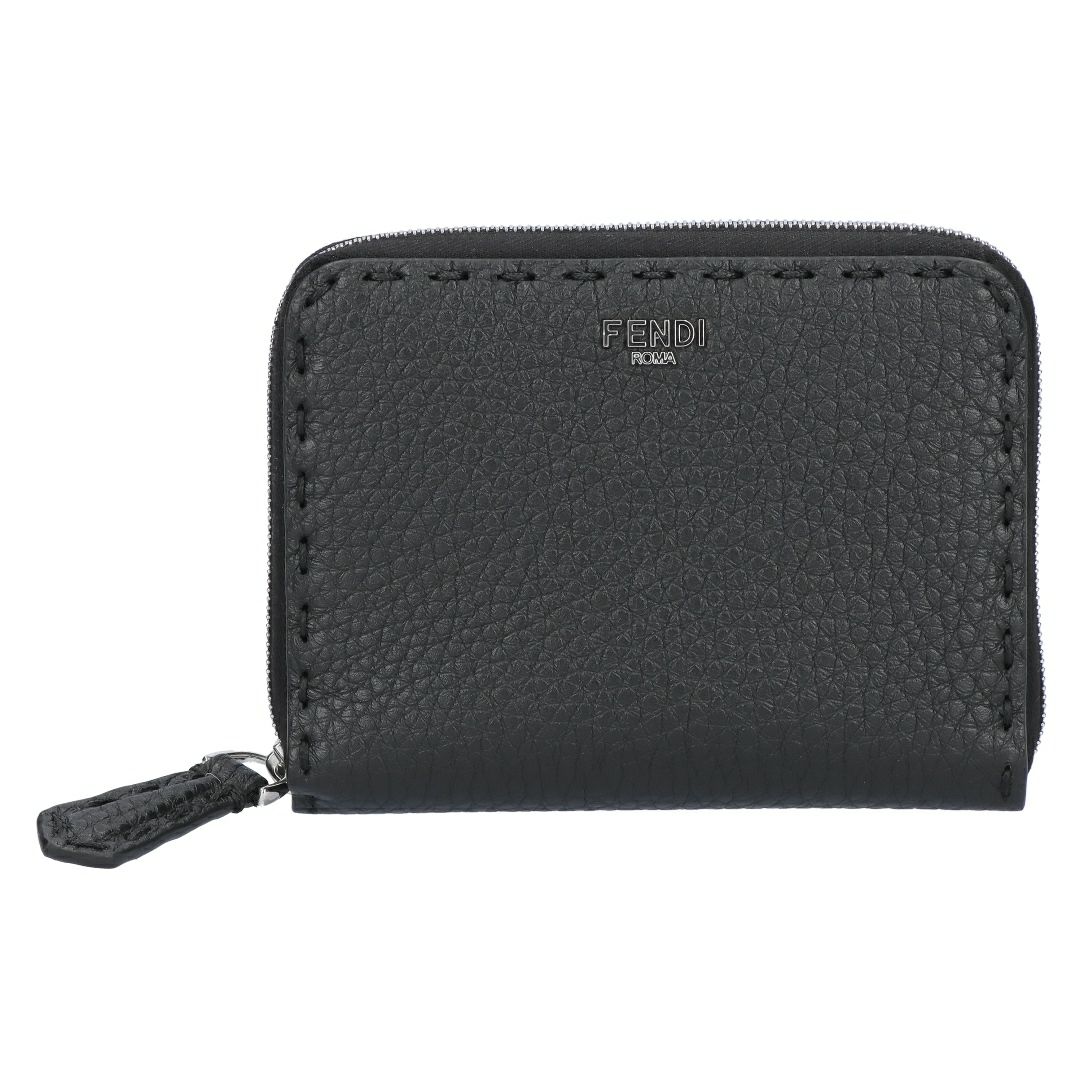 フェンディ FENDI 折財布 二つ折り財布 SELLERIA セレリア 7M0374 AP3B F0GXN BLACK+PALLADIUM 【お取り寄せ】