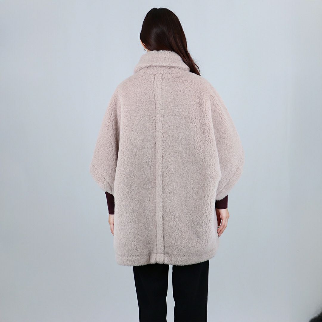 マックスマーラ MAXMARA レディース ケープ ボアジャケット TEBE1 テベ 2524736122 600 テディベア アルパカ