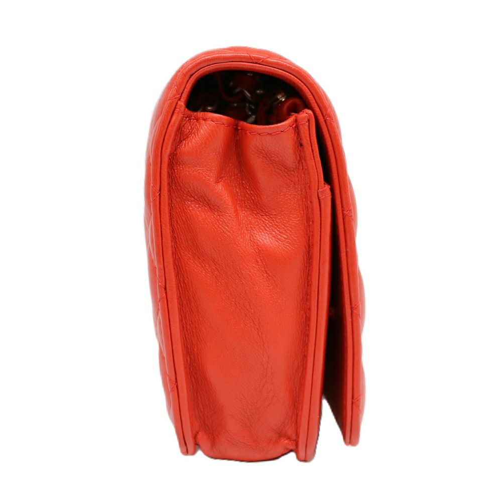 【リユース品】 シャネル CHANEL バッグ ショルダーバッグ マトラッセチェーンウォレット レッド/シルバー金具 【お取り寄せ】